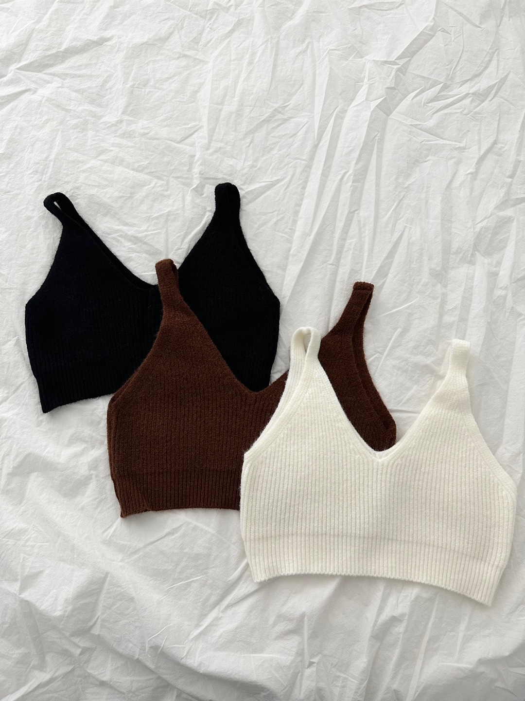 knitted bustier top
